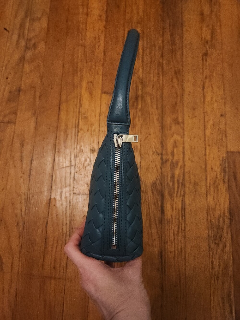 WALTER BAKER Genuine Leather Hazel Shoulder Bag, Teal NEW NWT - Picture 3 of 6